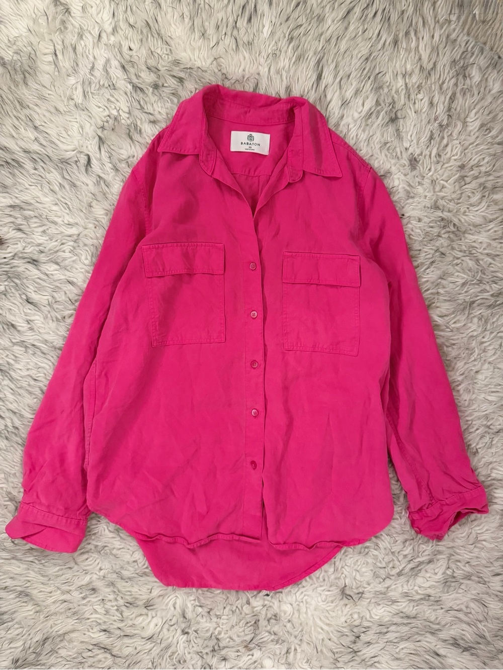 Babaton ‘Utility’ Shirt - Gd Eros Pink